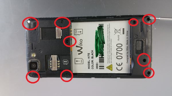 Guide tutoriel de réparation pour le Wiko Kite